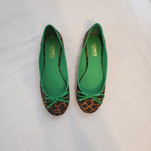 Twigy London animal print Flats Woman's 7.5W
